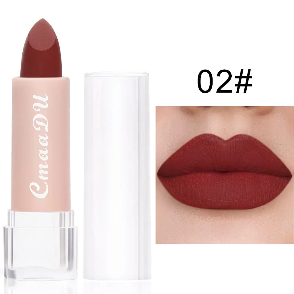 CmaaDu 15-Color Matte Liquid Lipstick Set – Waterproof Long Wear