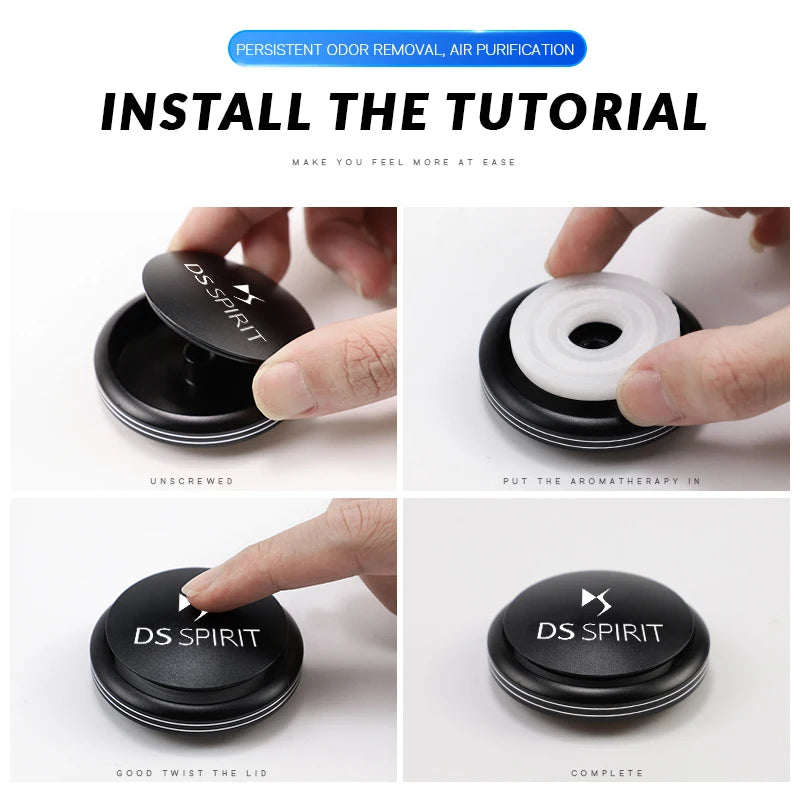 DS Spirit Car Solid Perfume – High-Grade Aromatherapy Car Decoration