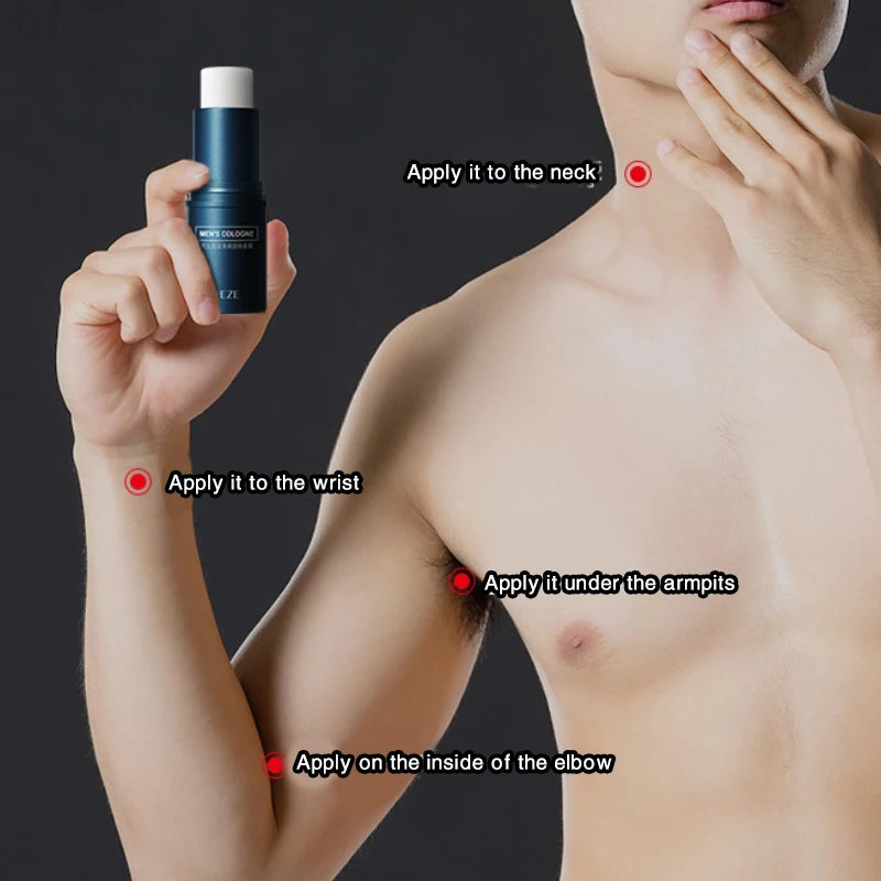Fanzhen Men’s Solid Cologne Stick – Fresh Portable Fragrance