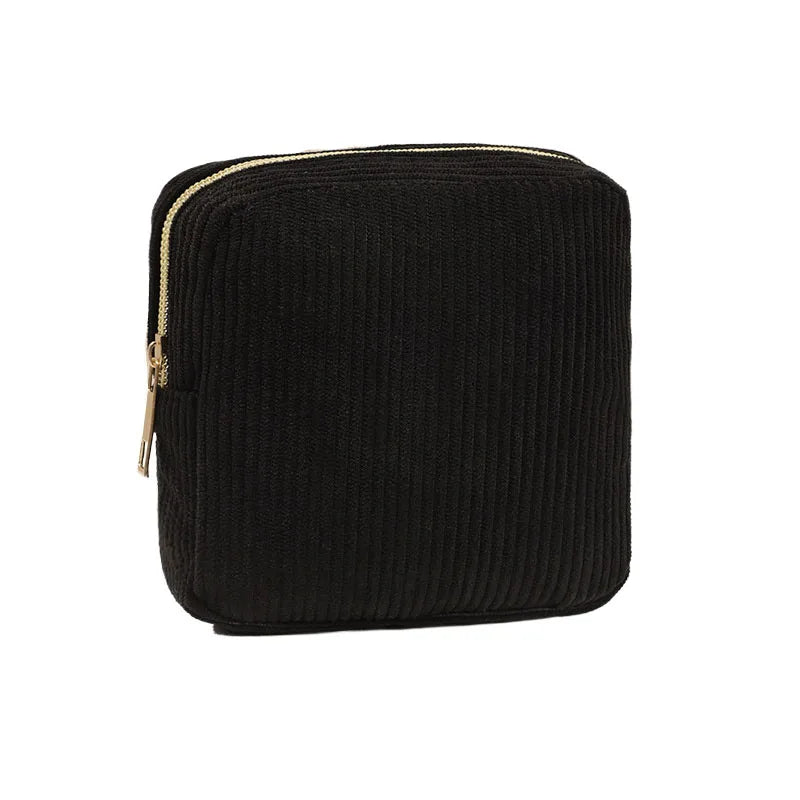 Vintage Corduroy Makeup Organizer (Mini Pouch)
