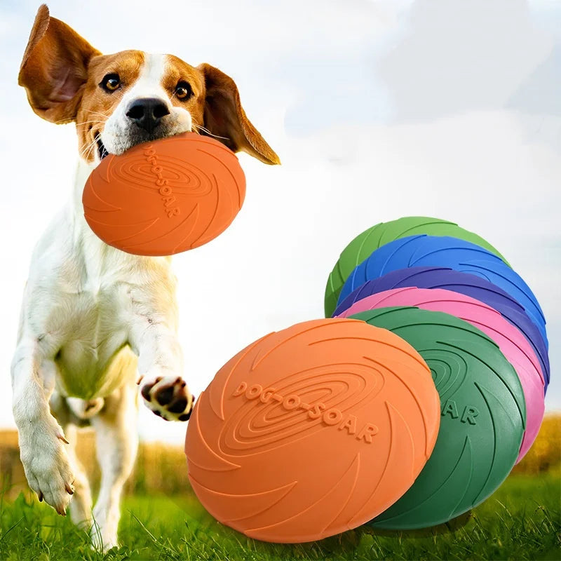 FlyFlex: Durable Silicone Flying Disc for Pets