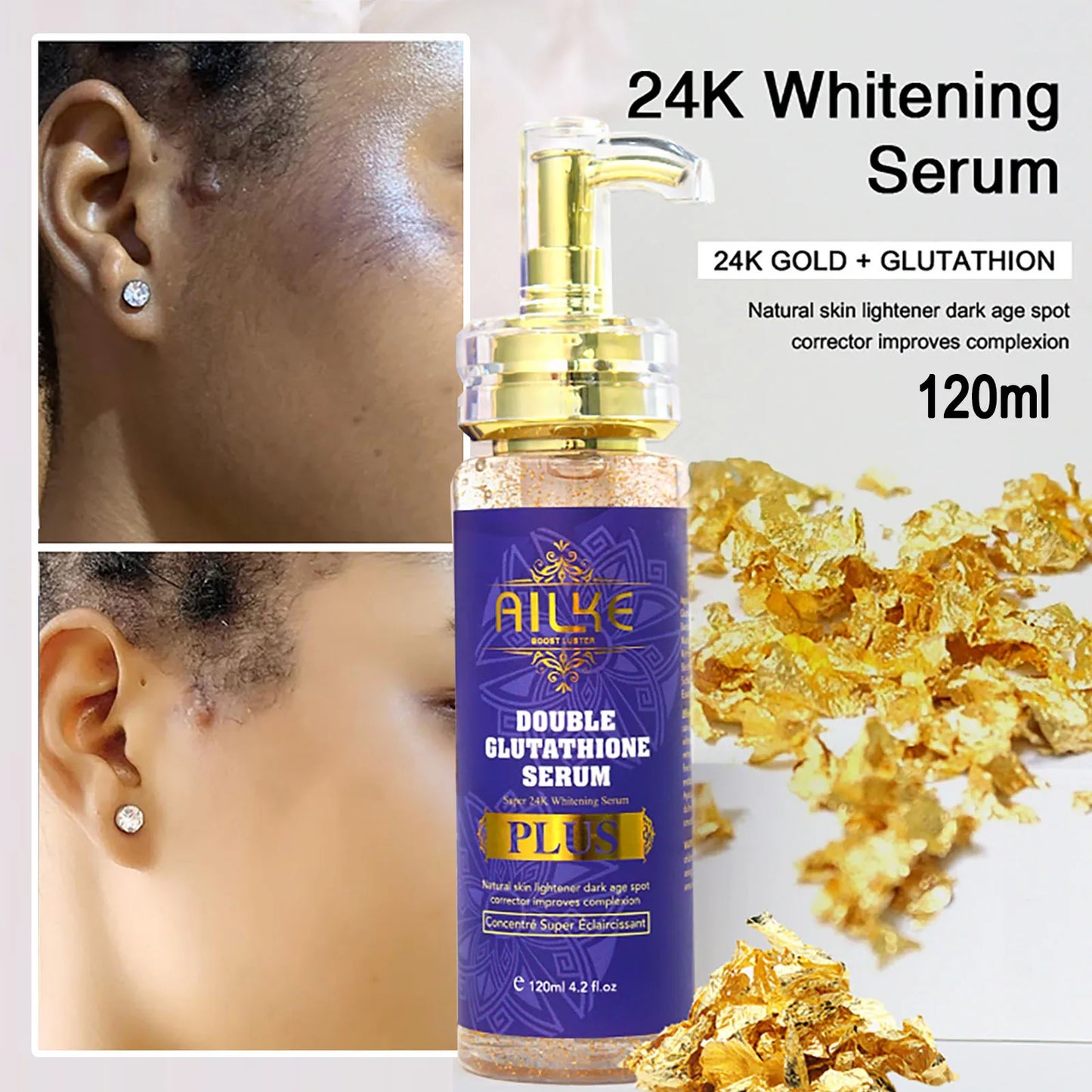 AILKE Brightening Face Serum – Dark Spot & Pigmentation Care (120ml)
