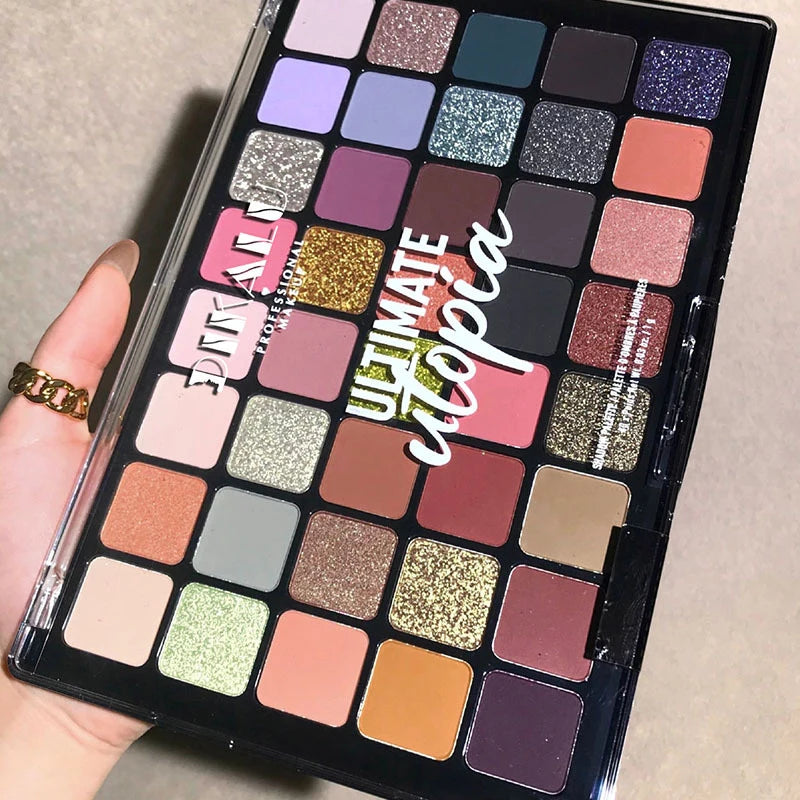 DIKALU Ultimate Utopia Palette – 40 Shades of Matte, Shimmer & Glitter Eyeshadow