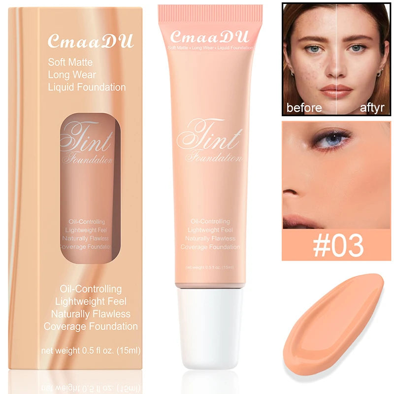 Full Coverage BB Cream & Foundation – Waterproof, Long-Lasting Face Corrector