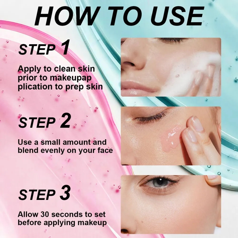 Hydrating Makeup Primer Gel – Smooth, Pore Refining & Long-Lasting