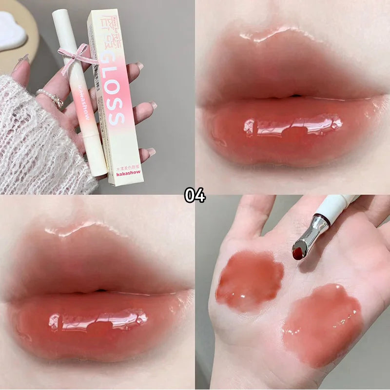 Kakashow Mirror Water Lip Gloss – Jelly Moisturizing Tint