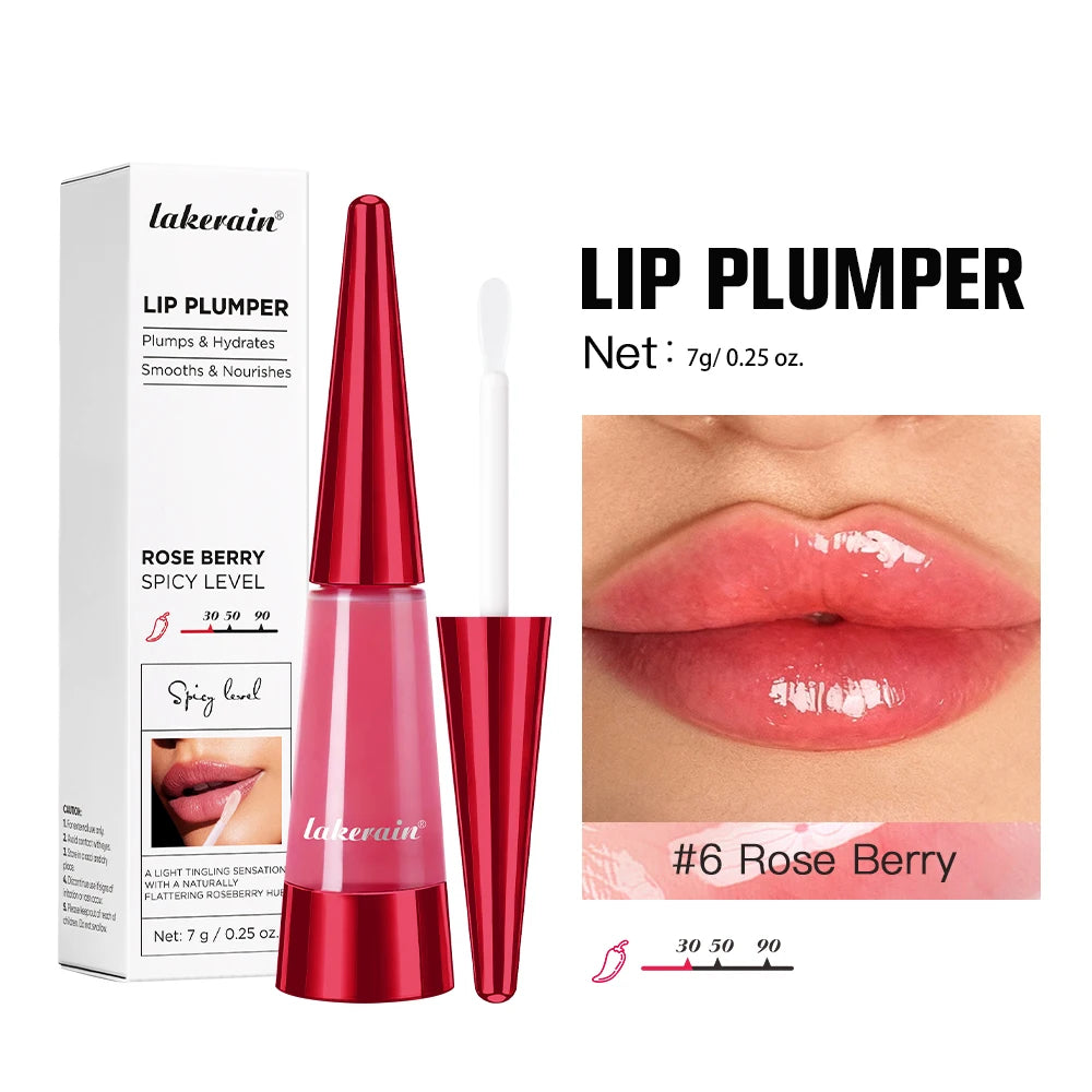 Lakerain Lip Plumper Gloss – Hydrating & Volumizing Lip Oil