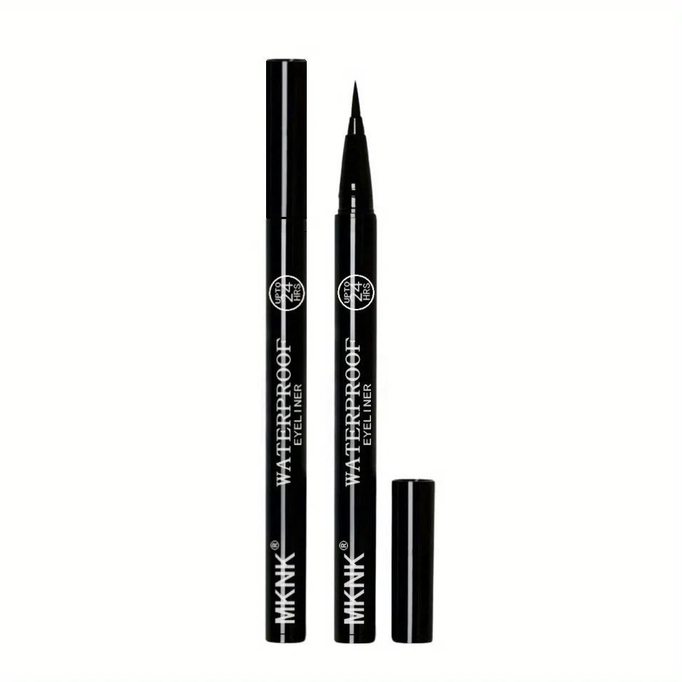 10pcs Waterproof Black Eyeliner Pen Set – Long Lasting Quick Dry