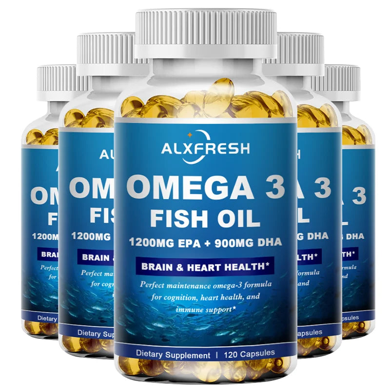 Alxfresh Omega 3 Fish Oil 3600mg – High EPA & DHA Supplement