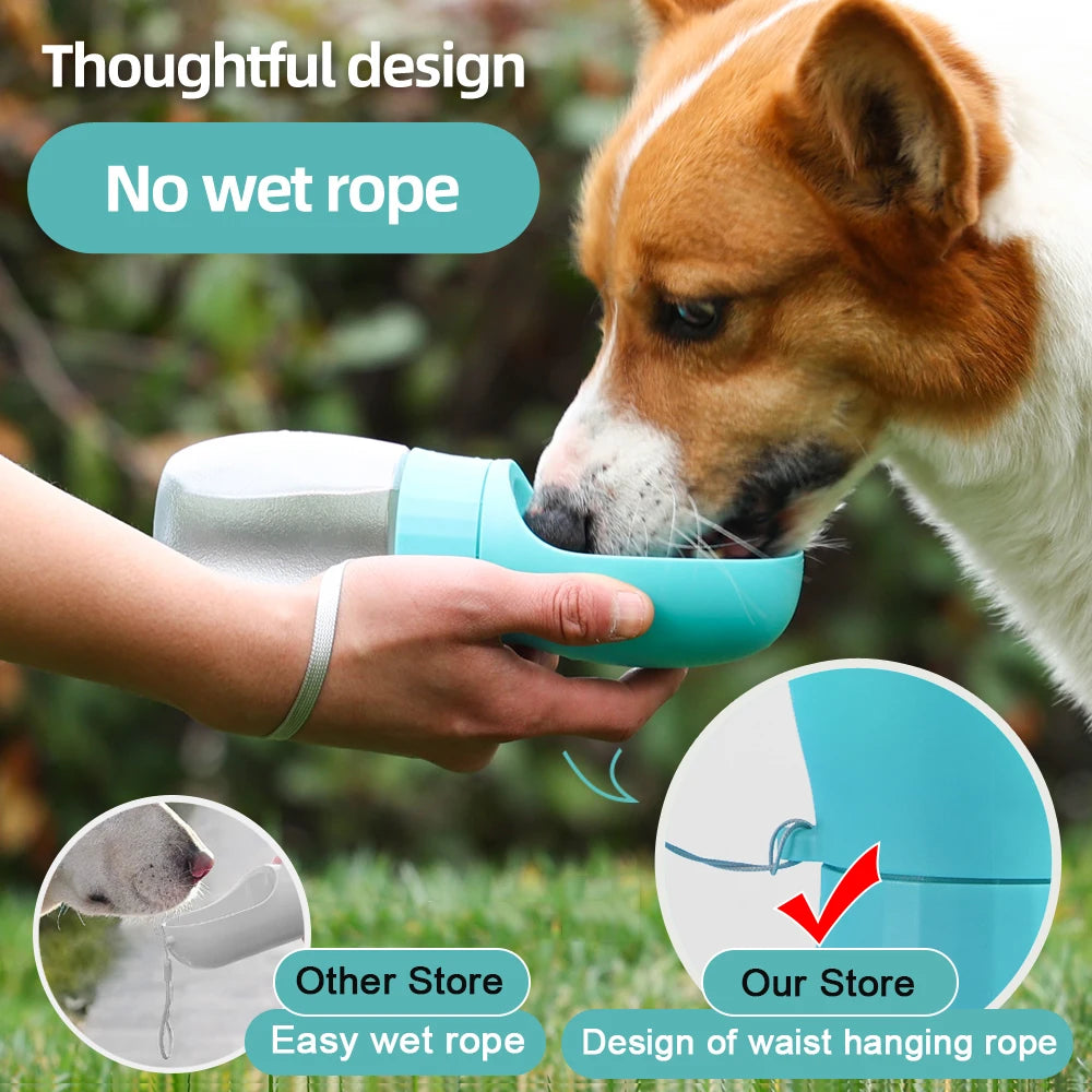 AquaTrek: Portable Pet Water Bottle & Dispenser