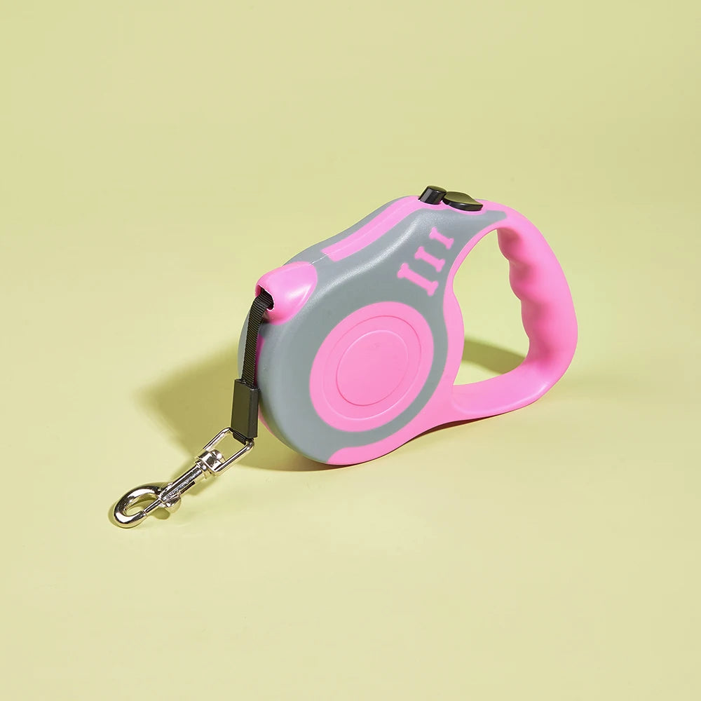 FlexiSafe: Heavy-Duty Retractable Dog Leash (3m / 5m)