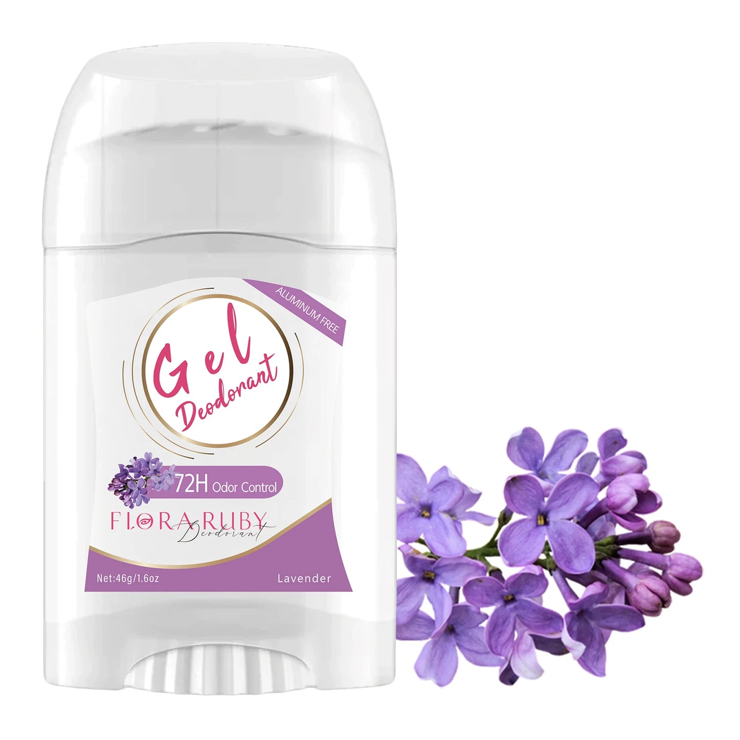 Deodorant Women Solid Fragrance Paste, Natural Flower Fragrance, Clean Scent 48 Hour Long-Lasting, Keeps Fresh & Dry, 46g/1.6oz