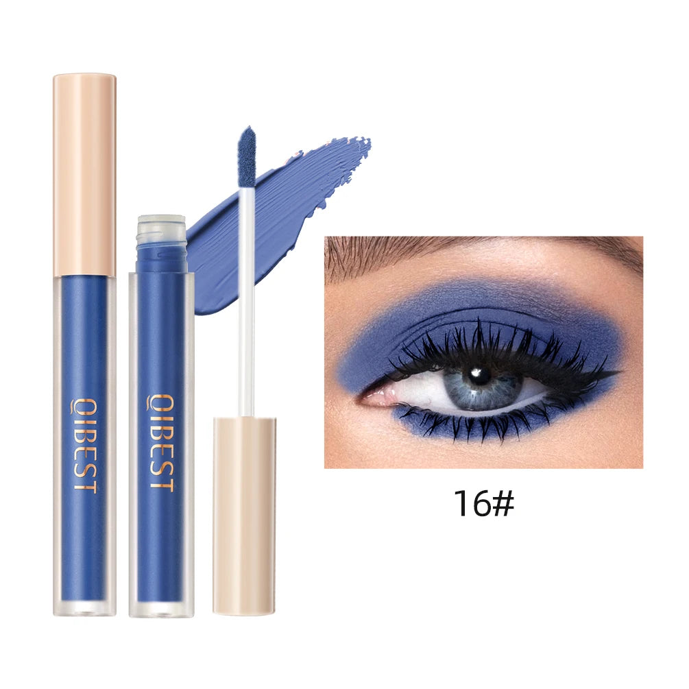 QIBEST Matte Liquid Shadow Collection – 8-Stick Set, Dual-Use for Eyes & Cheeks