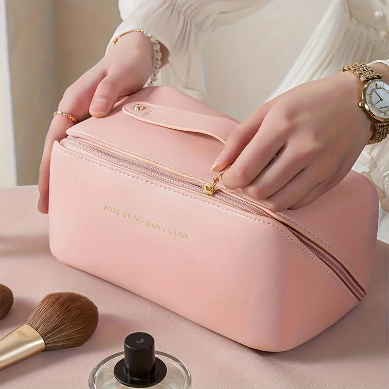 Women Makeup Organizer Bag – Travel Cosmetic Storage Pouch