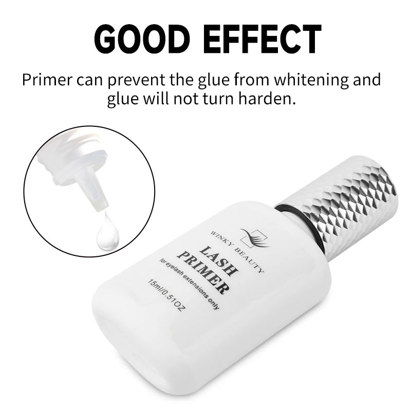 Winky Beauty Eyelash Extension Glue Primer – 15ml Lash Fixing Agent