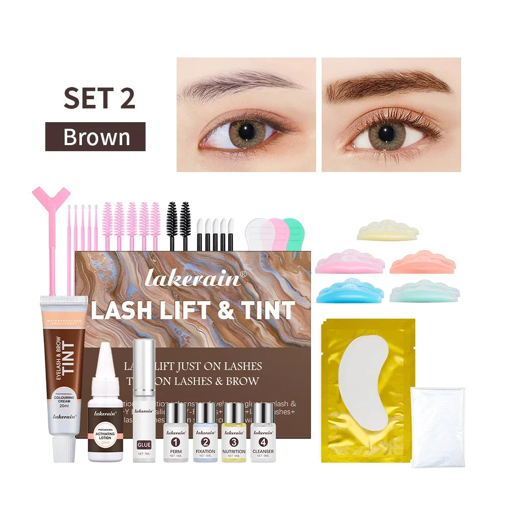 Complete Lash Lift and Tint Kit – Professional Eyelash Perming & Brow Dyeing System