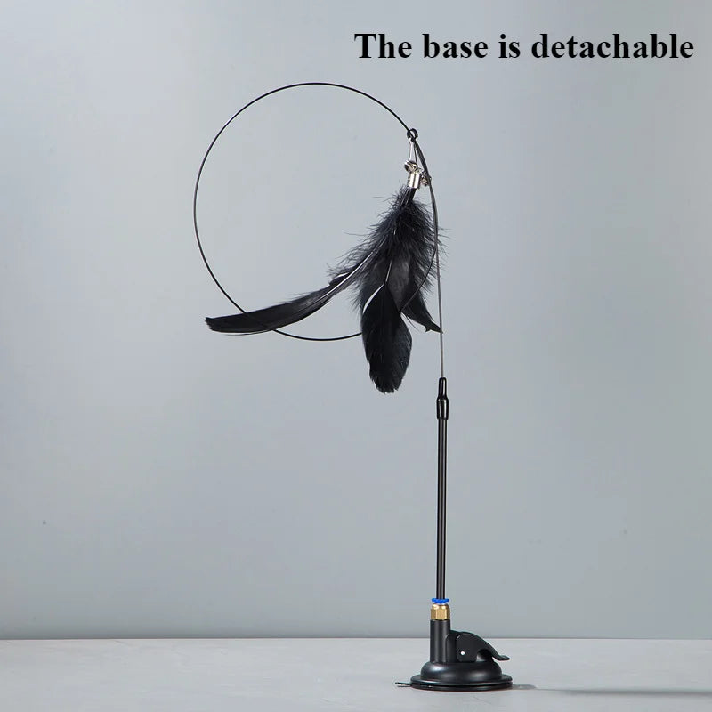 BirdieHunt: Interactive Feather Teaser Wand