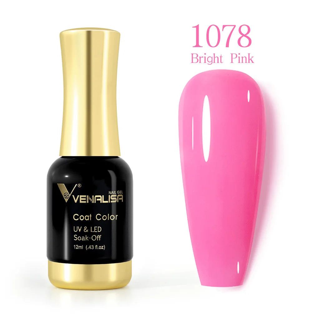 VENALISA Gel Nail Polish Set – 120 Colors UV/LED Soak Off 12ml