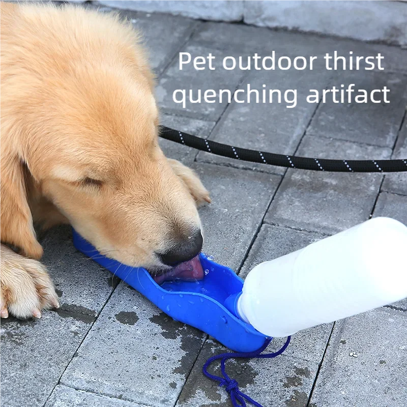 AquaTrek: Portable Pet Water Bottle & Dispenser