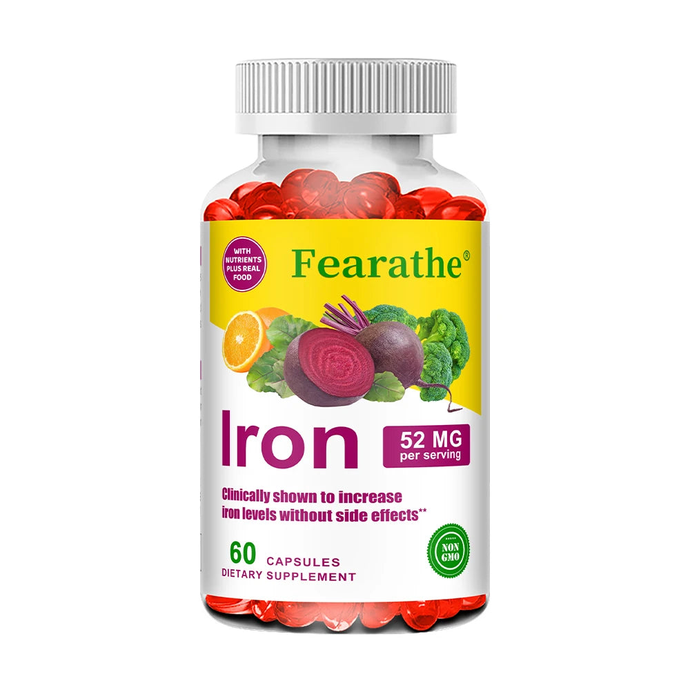 Iron & Vitamin C Supplement – Energy & Immune Support
