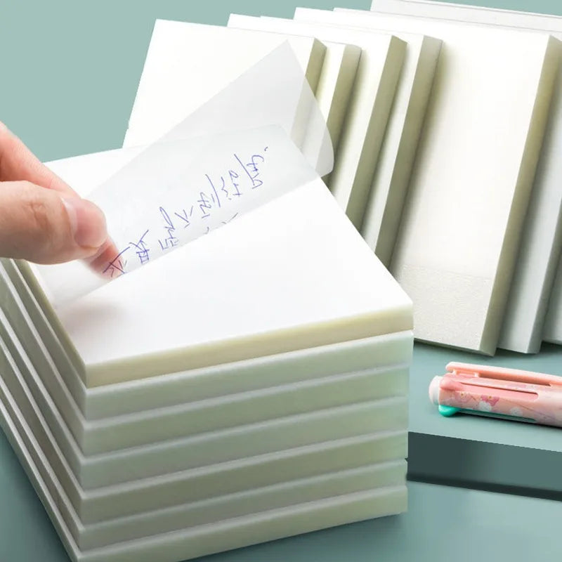 ClearNotes: 50-Sheet Transparent Waterproof Pads
