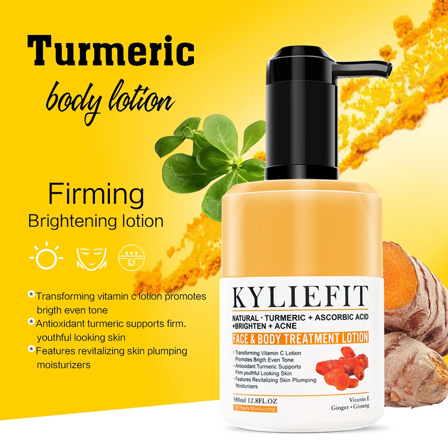 Organic Turmeric Kit – Brightening, Spot Removal, Acne Treatment & Hydration Routine