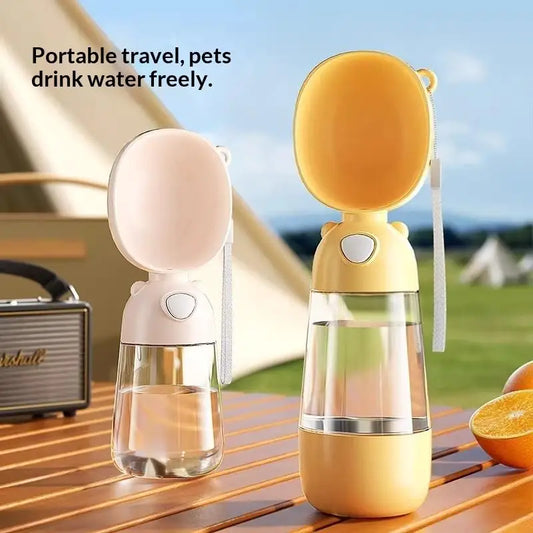 All-in-One Pet Companion Cup: Water, Food & Waste