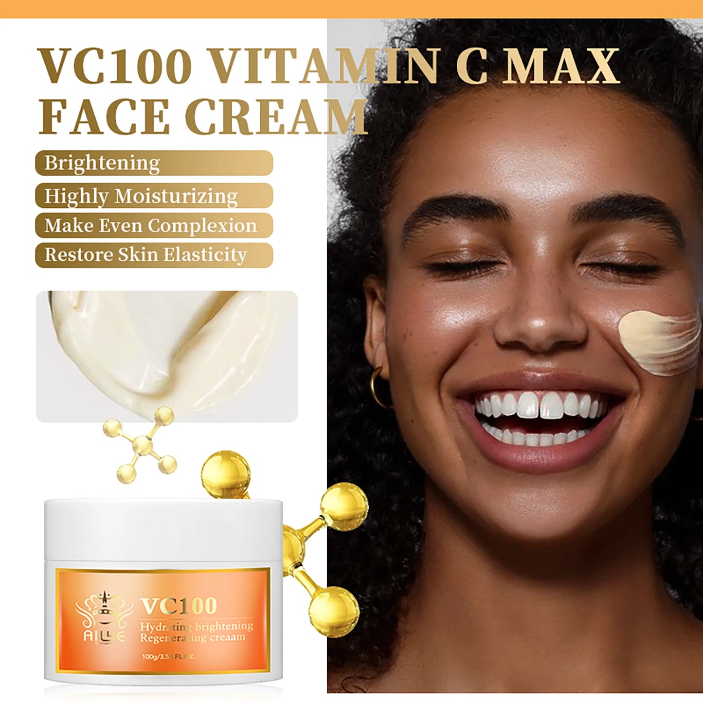 AILKE Vitamin C Skin Care Set – Collagen & Vitamin E Hydrating Care