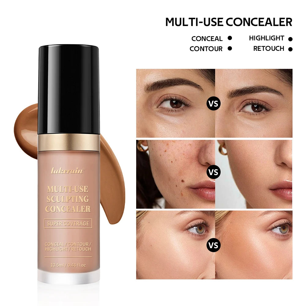Matte Concealer Foundation – Full Coverage Multi-Use Cream