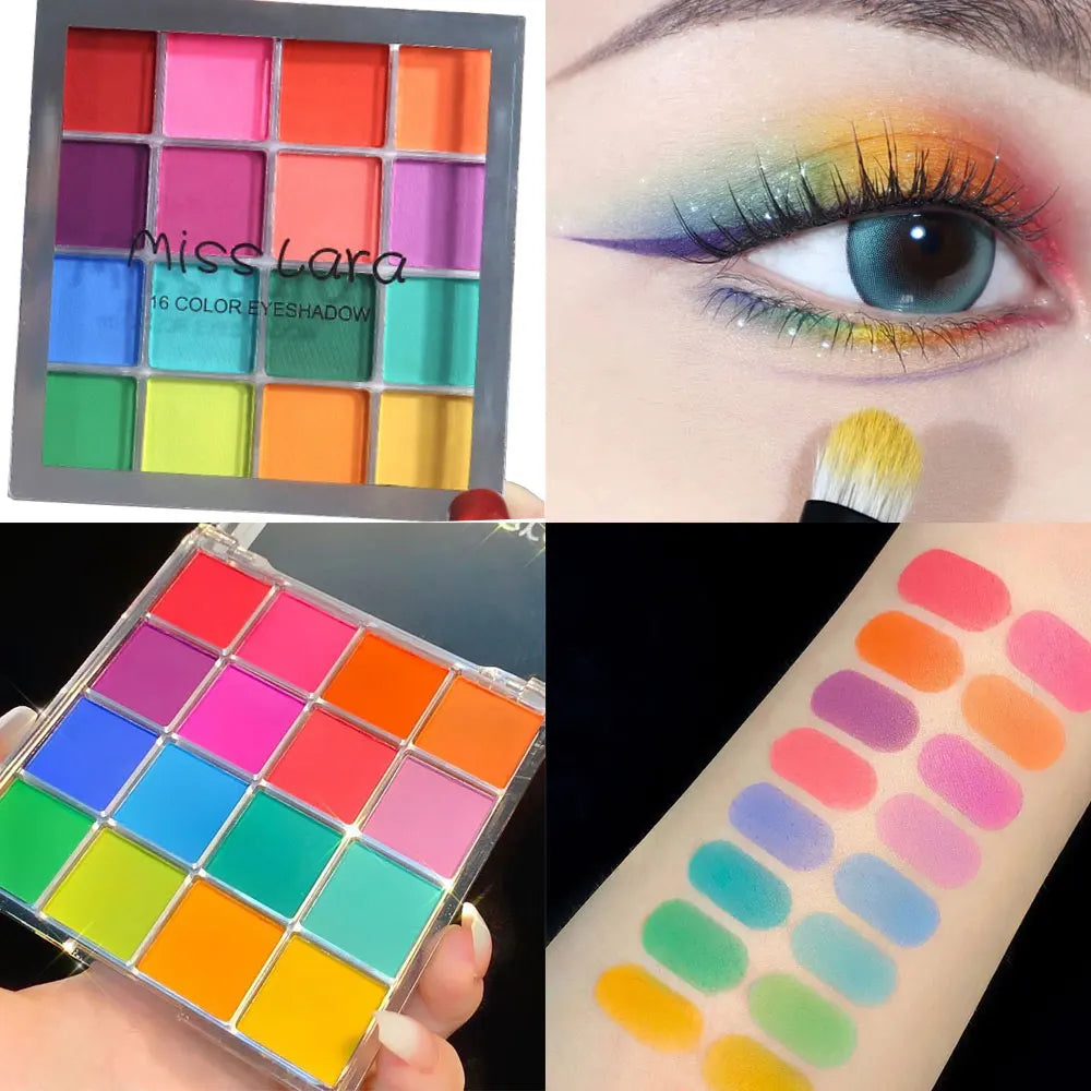 LuxeChromatic: 16-Color Neon & Ombre Nail Art Pigment Palette