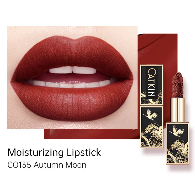 CATKIN Hydrating Matte Lipstick – Creamy, Long-Lasting Satin Finish