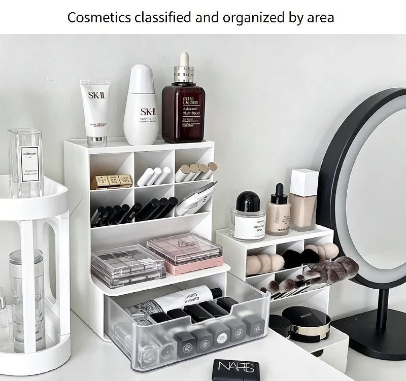 Drawer Makeup Storage Box – Desktop Cosmetic Organizer