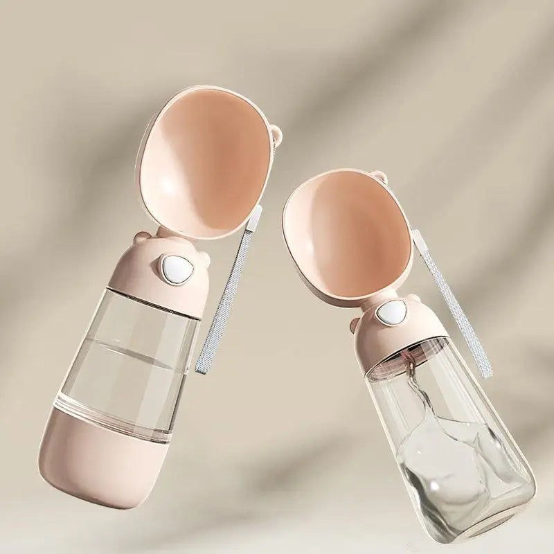 All-in-One Pet Companion Cup: Water, Food & Waste