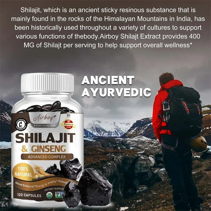 Shilajit Supplement – Energy & Vitality Support