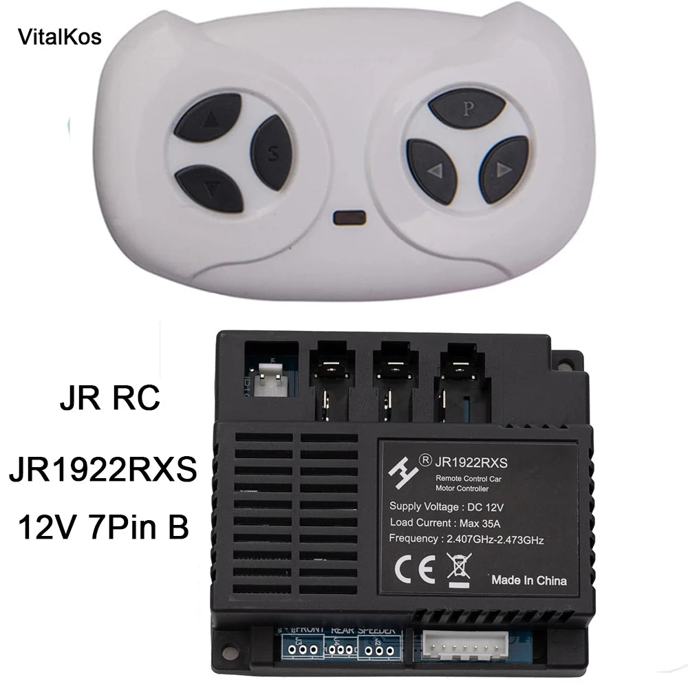JR1630RX 12V / JR-RX-12V Remote Control and Receiver (Optional) Of Children's Electric Car Bluetooth Ride On Car Parts