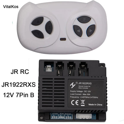 JR1630RX 12V / JR-RX-12V Remote Control and Receiver (Optional) Of Children's Electric Car Bluetooth Ride On Car Parts