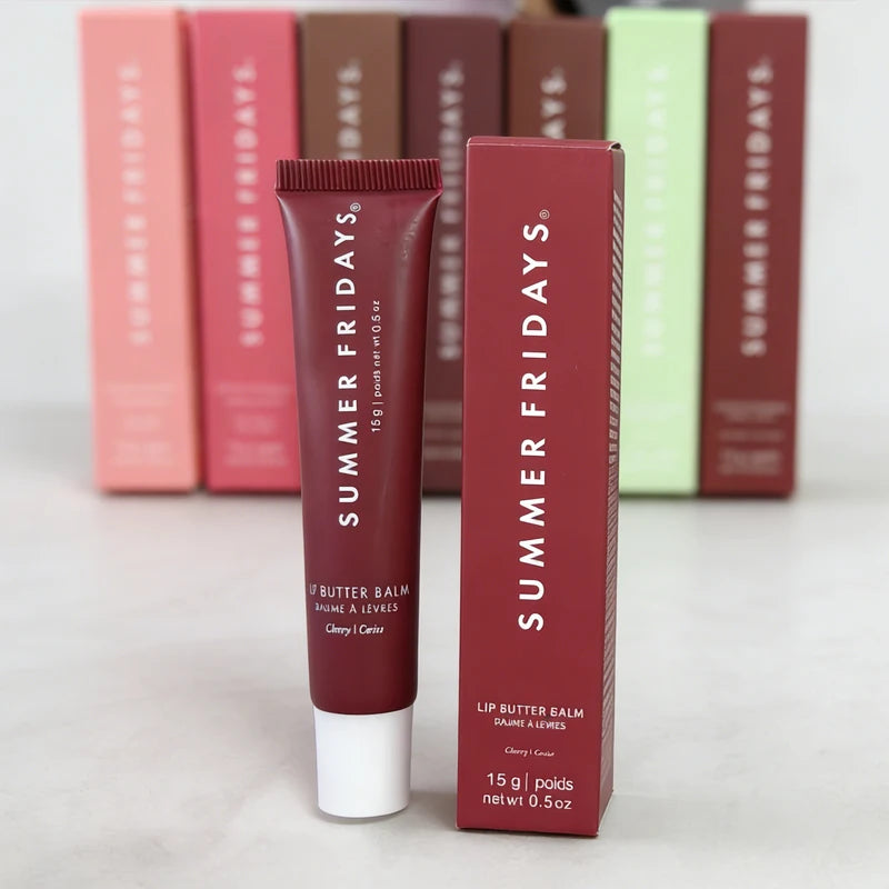 NEW Summer Fridays Mini Lip Gloss Set Vanilla Beige Lip Balm Long Lasting Moisturizing Smooth Soft Tube Makeup Lip Care Suit
