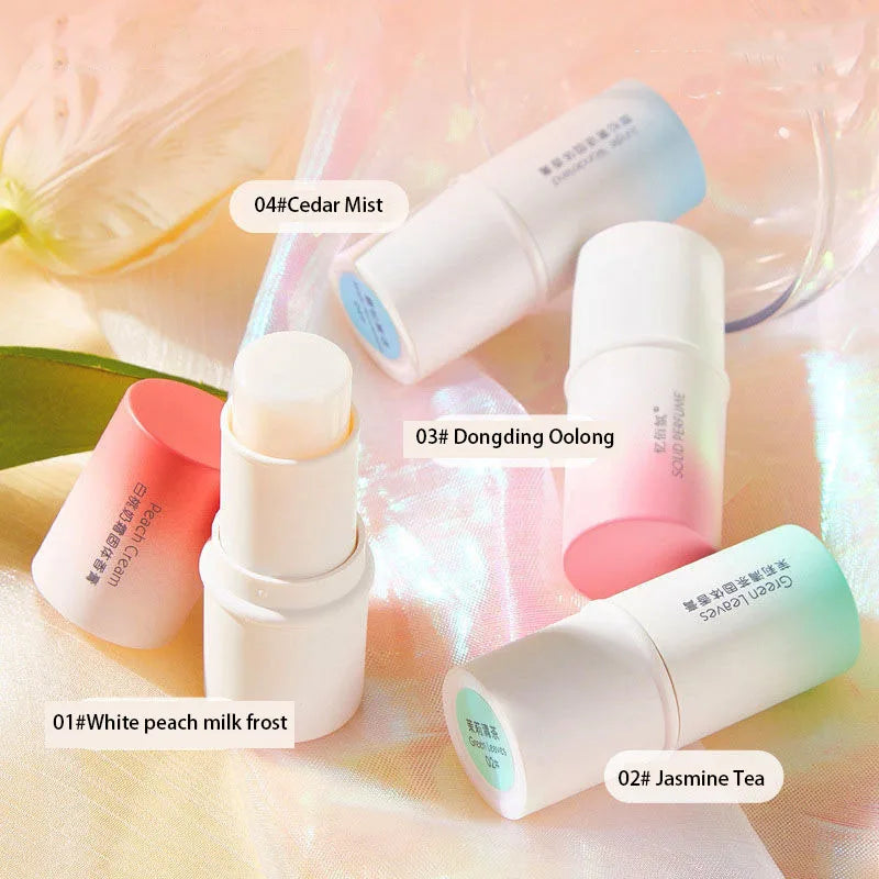Women’s Solid Perfume Stick – Fruity Long-Lasting Fragrance Balm (Portable)