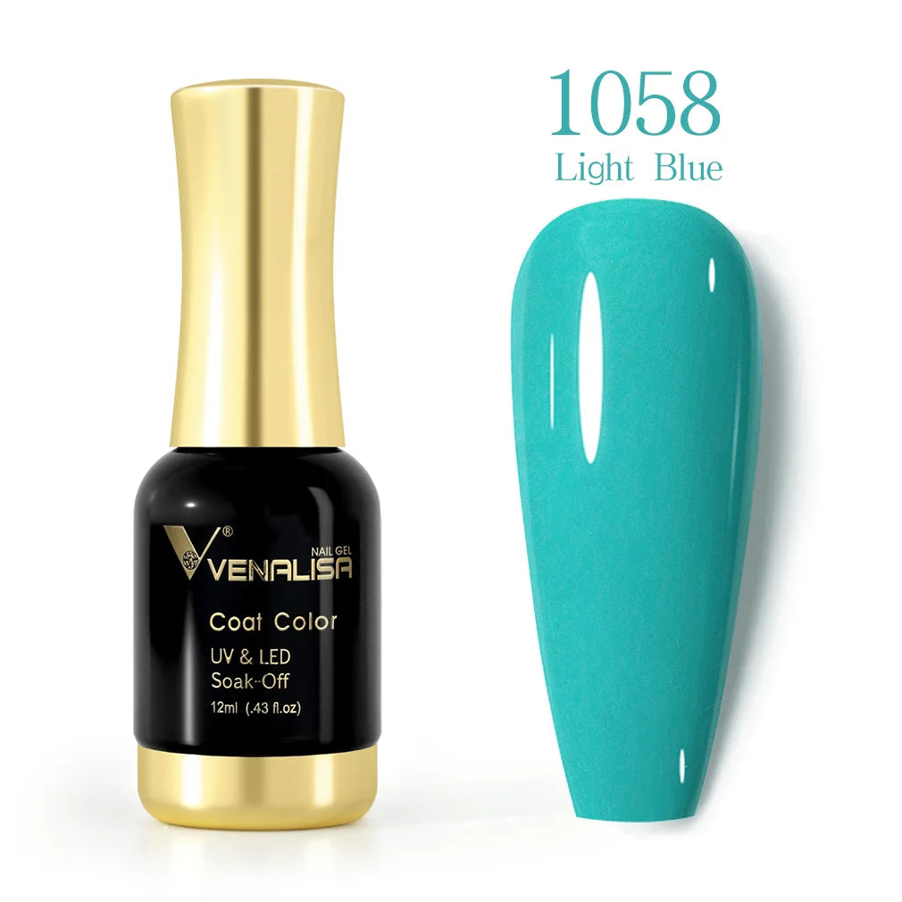 VENALISA Gel Nail Polish Set – 120 Colors UV/LED Soak Off 12ml
