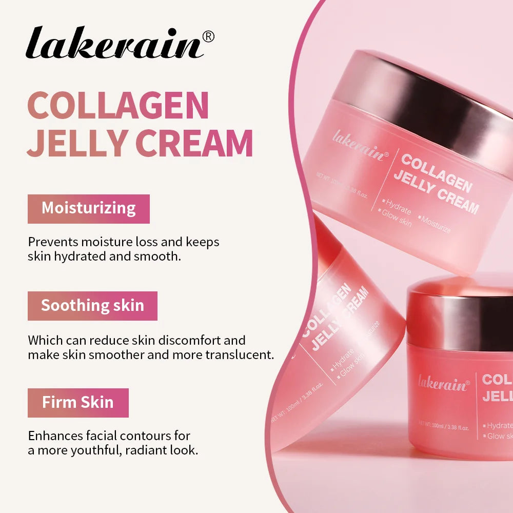 Collagen Face Cream with Niacinamide – Hydrating & Firming Gel (100ml)