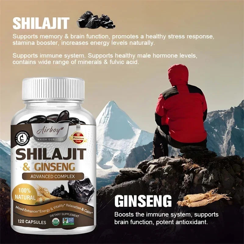 Shilajit Supplement – Energy & Vitality Support