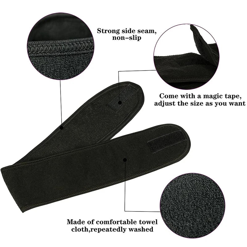 Adjustable Spa Headband – Soft Makeup & Skincare Hair Band