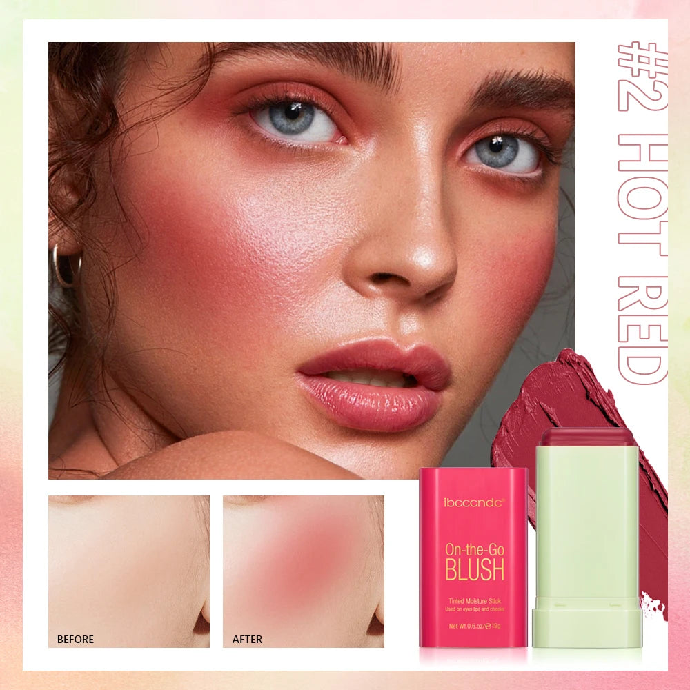 3-in-1 Cream Blush Stick – Lips, Eyes & Cheeks