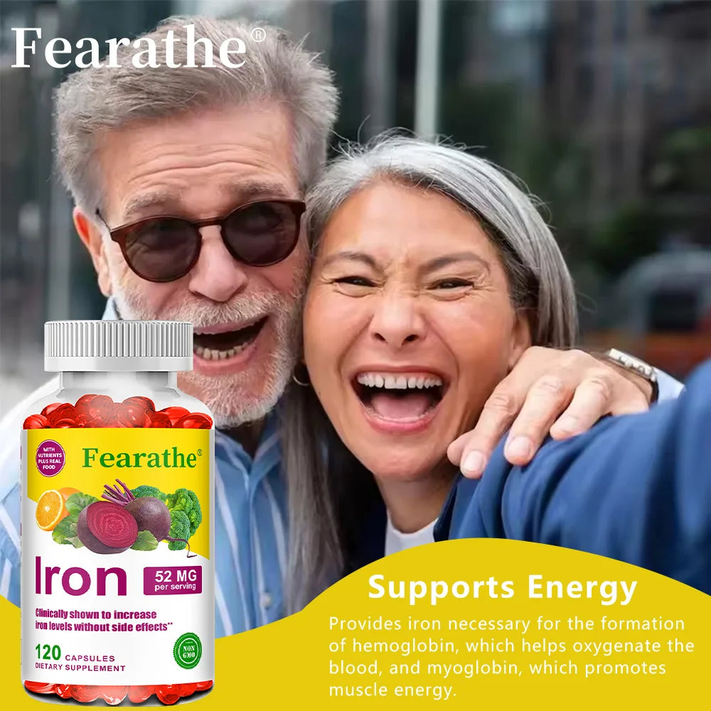 Iron & Vitamin C Supplement – Energy & Immune Support