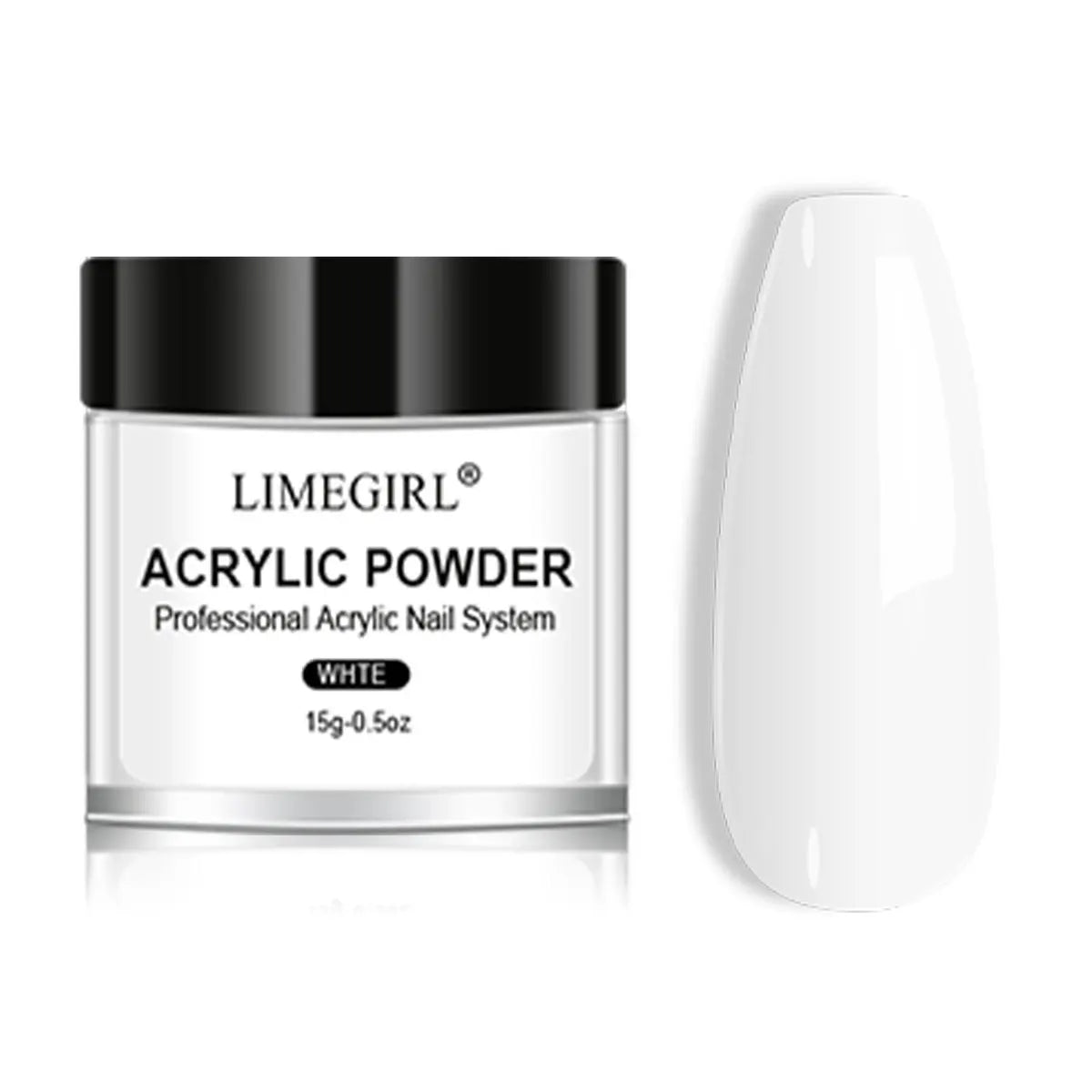 LIMEGIRL Acrylic Nail Powder Set – 5 Colors Professional Extension