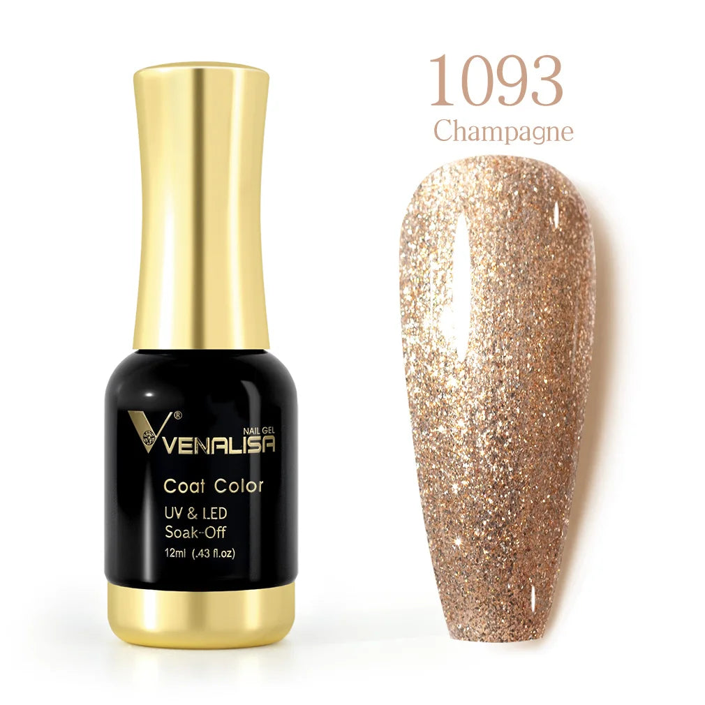 VENALISA Gel Nail Polish Set – 120 Colors UV/LED Soak Off 12ml