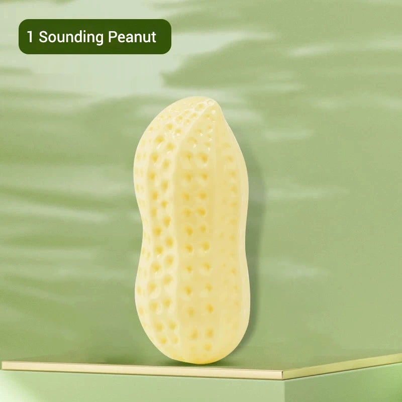 NuttyFun: Interactive Squeaky Peanut Toy
