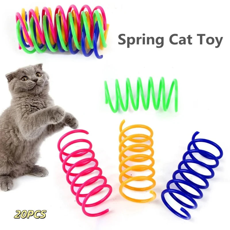 SpringyJump: Colorful Interactive Cat Springs