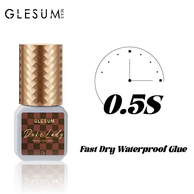Glesum Eyelash Extension Glue – Fast Dry Latex-Free Adhesive