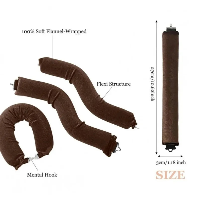 Heatless Curling Headband – Soft Flexi Rod Hair Curler Set